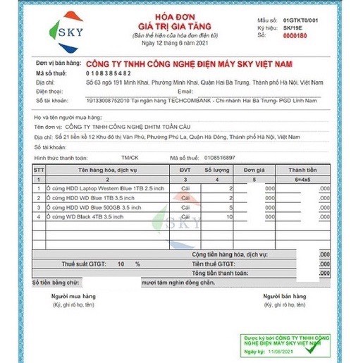 Ổ Cứng HDD Western Blue 1TB 7200RPM 3.5 inch Chính Hãng