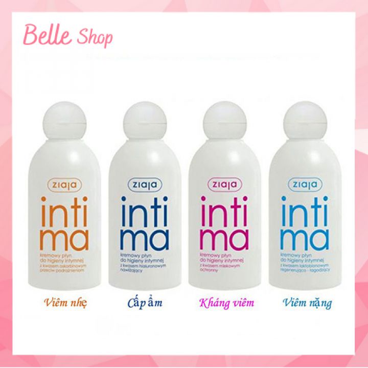 Dung dịch vệ sinh phụ nữ Intima Ziaja 200ml, Ba Lan