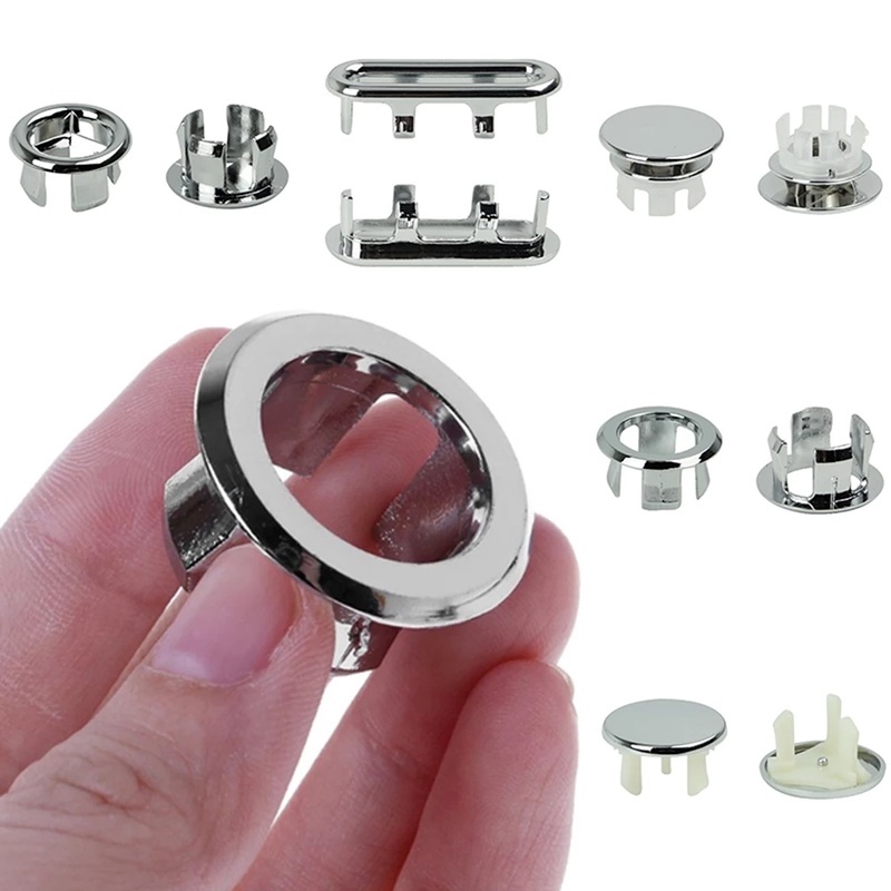 1 Bộ Khung Viền Bồn Rửa Chén/Bồn Rửa Chén/Bồn Rửa Chén Bằng Nhựa Mạ Chrome Chống Tràn Chống Nước Đa Năng 4 Kiểu Lựa Chọn Cho Nhà Bếp Nhà Tắm