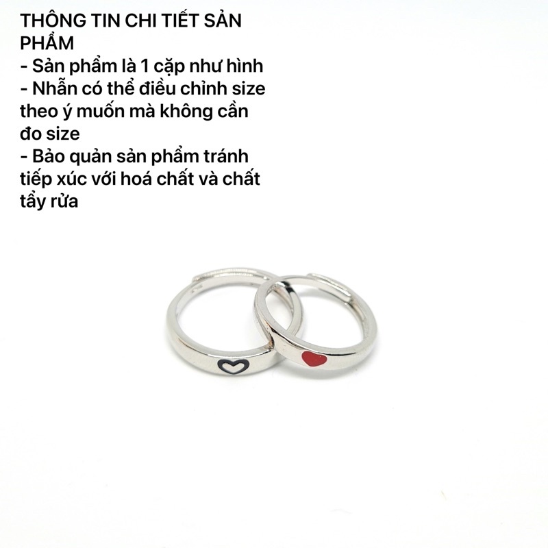 Nhẫn đôi bạn thân tình yêu cao cấp giá rẻ đẹp NB10