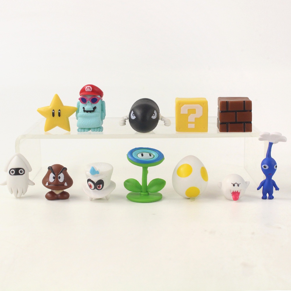 NINTENDO Bộ 48 Mô Hình Nhân Vật Game Super Mario Bros Luigi Mario Yoshi Bằng PVC