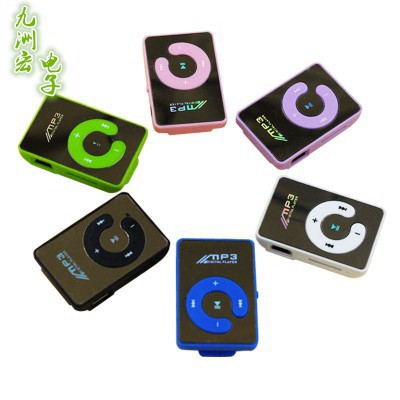 Máy nghe nhạc mp3 hỗ trợ thẻ nhớ 8gb sd-Máy nghe nhạc MP3 kẹp áo hỗ trợ thẻ nhớ SD TF