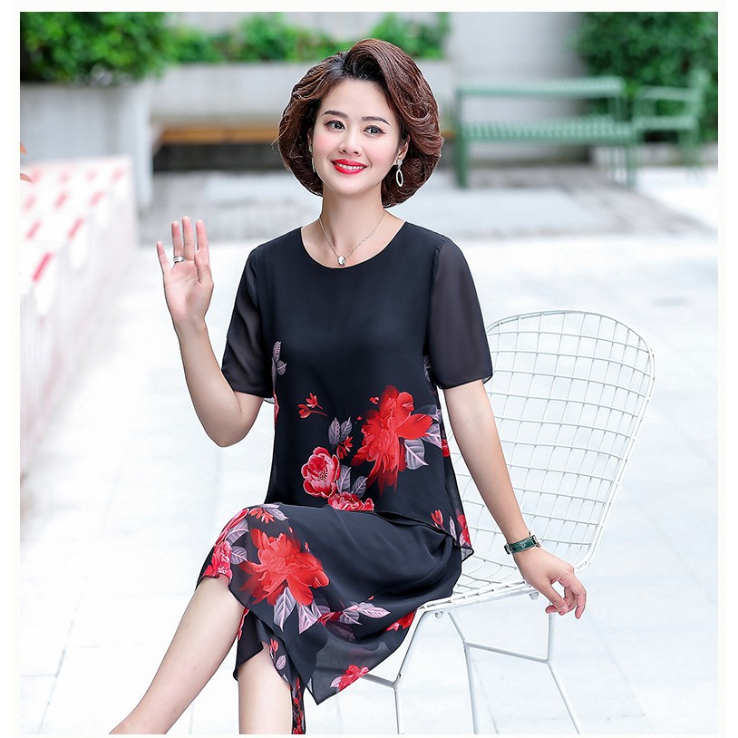 Bộ quần áo ống rộng  mùa hè cho mẹ | BigBuy360 - bigbuy360.vn