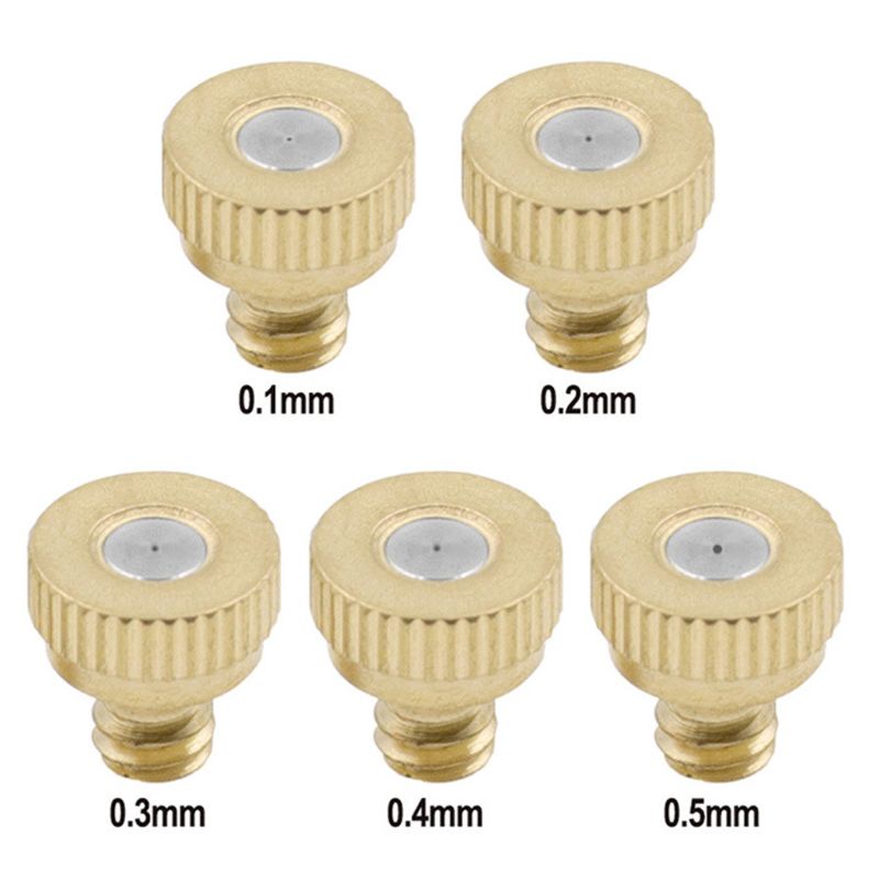 Vòi Phun Sương 0.1mm 0.2mm 0.3mm 0.4mm 0.5mm Cho Hệ Thống Tưới Vườn