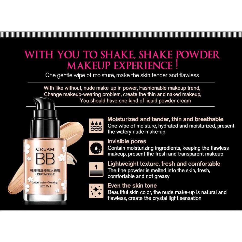 Kem nền ROREC không thấm nước - dưỡng ẩm làm sáng da, se khít lỗ chân lông | BigBuy360 - bigbuy360.vn