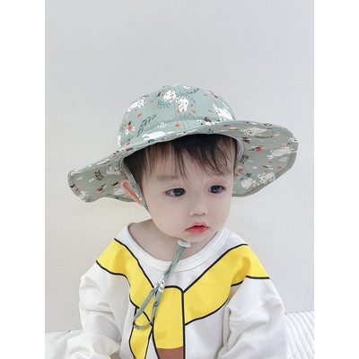 Nón Bucket Hình Động Vật Phong Cách Hàn Quốc Cho Bé