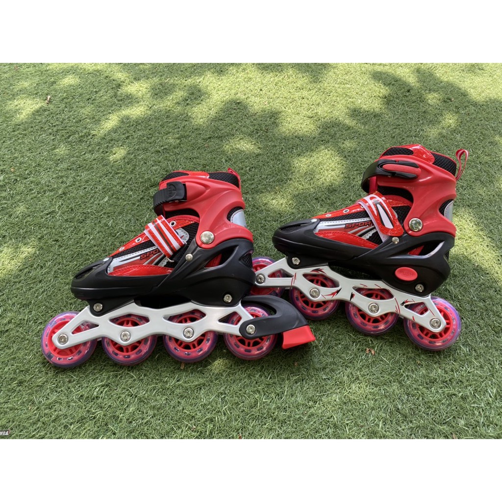 Giày trượt Patin trẻ em, người lớn Sports đủ size-Giày trượt patin thể thao + Bộ bảo hộ