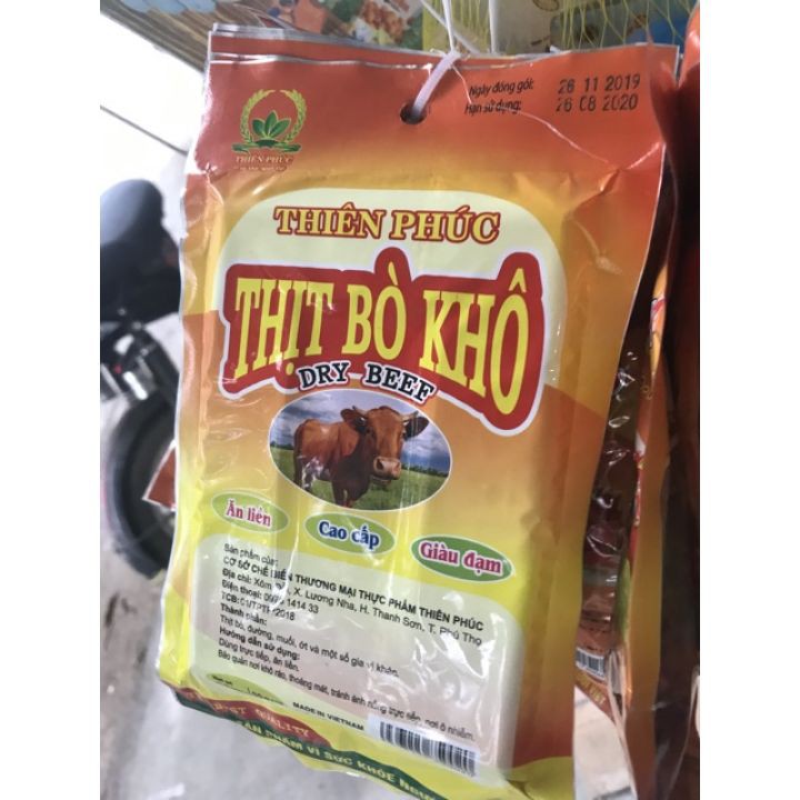 Khay 90G thịt bò khô Thiên Phúc ăn liền tiện lợi | BigBuy360 - bigbuy360.vn
