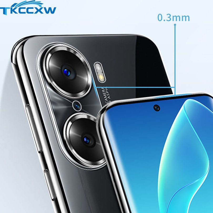 Ốp Điện Thoại TPU Dẻo Trong Suốt Siêu Mỏng Cho Honor 70 Pro Plus X9 X8 X7 50 60 Pro 50 Lite 50 60 SE Magic 4 Pro