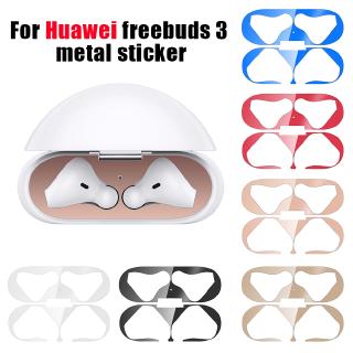 [Mã ELCB10 hoàn xu 10K đơn 0đ] Miếng Dán Kim Loại Siêu Mỏng Chống Bụi Cho Tai Nghe Huawei Freebuds 3