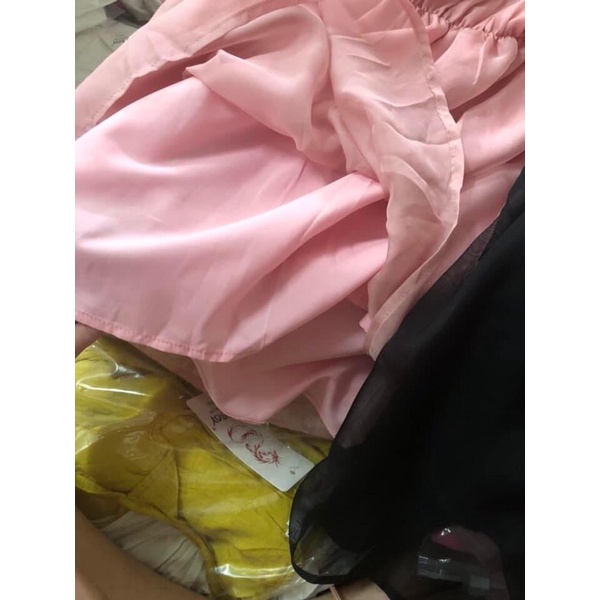 Bigsize  sét bộ tơ phối quần baggy