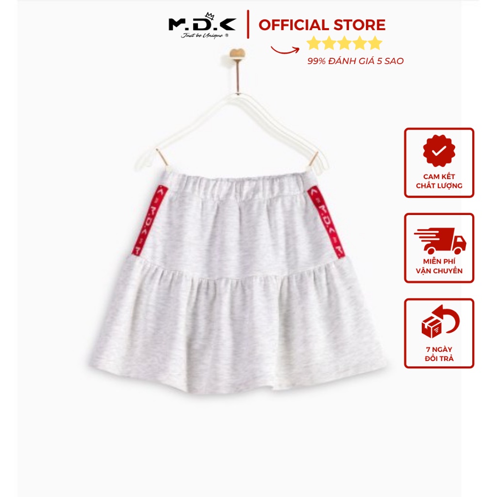 Chân Váy Bé Gái M.D.K Side taped A-shape skirt - thể thao, xinh xắn