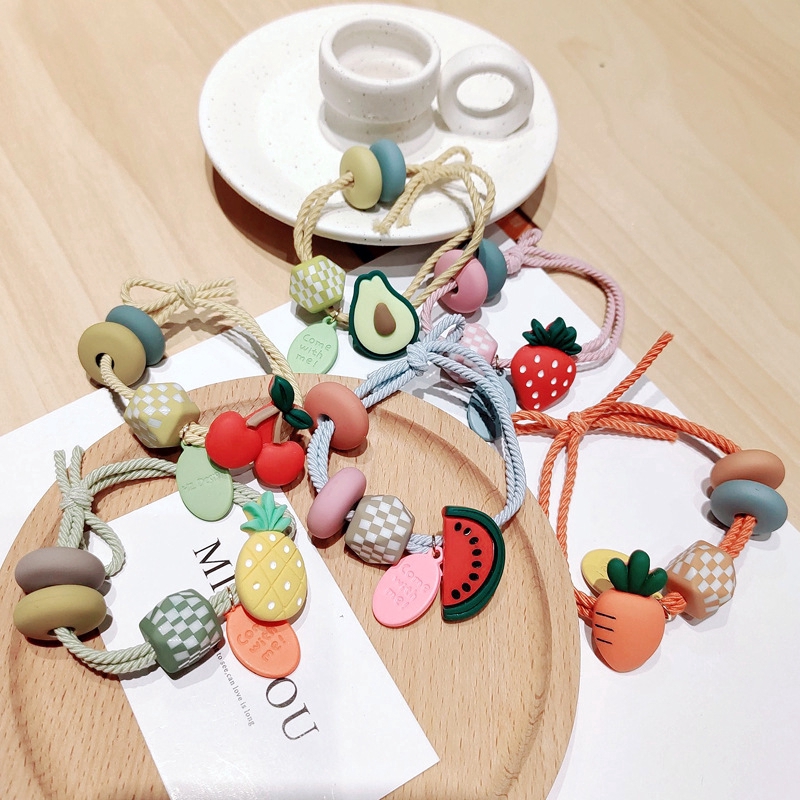 Dây Buộc Tóc Hình Trái Cây Xinh Xắn Dành Cho Nữ