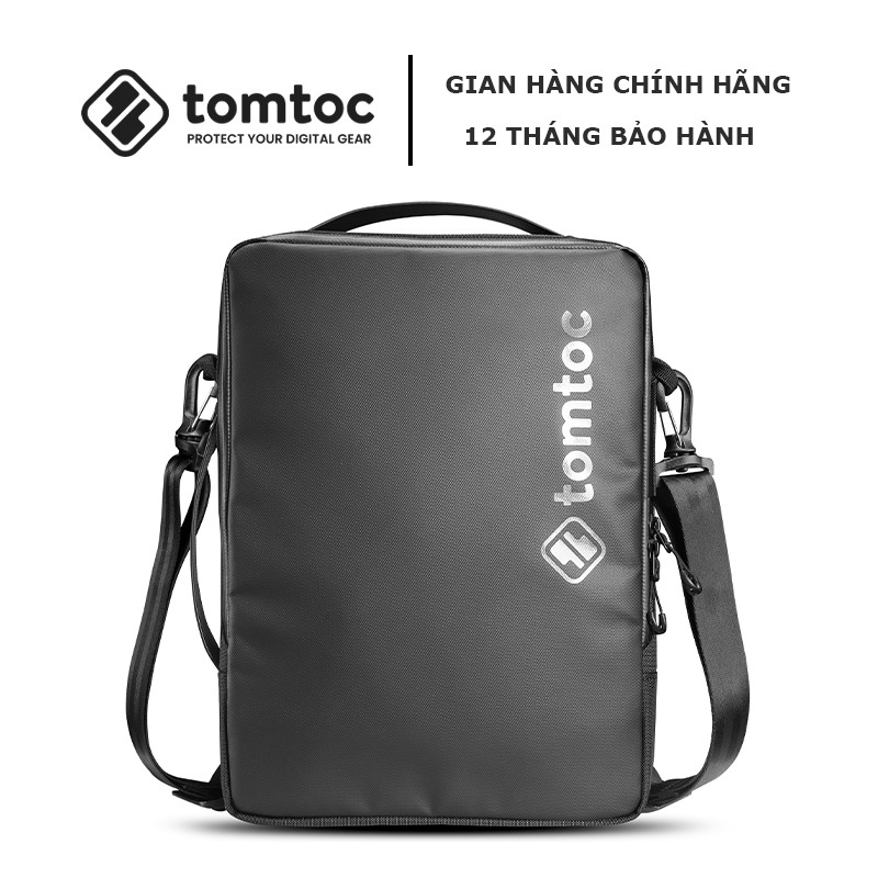 Túi Đeo Chéo TOMTOC H14 Macbook, Laptop 13 - 15″ BLACK -  Chống sốc, chống nước, thời trang