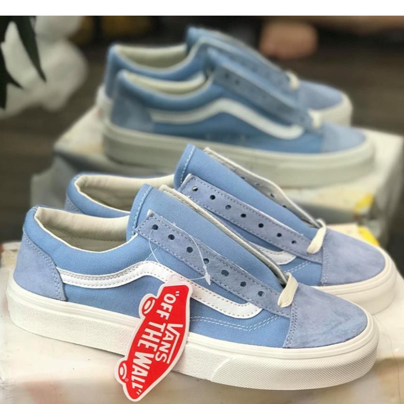 sale ✅ (FREESHIP) ảnh thật giày thể thao vans xanh dương ✅ GIẢM GIÁ 20% -g4 : ; ' *