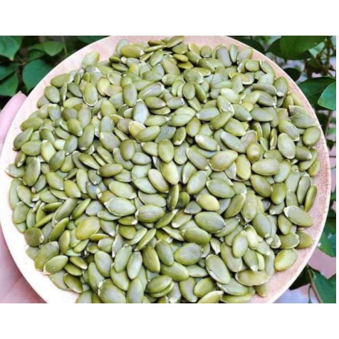 ( video )hạt bí xanh sấy mộc hộp pet 450 gram_tinhhoatrathaomoc