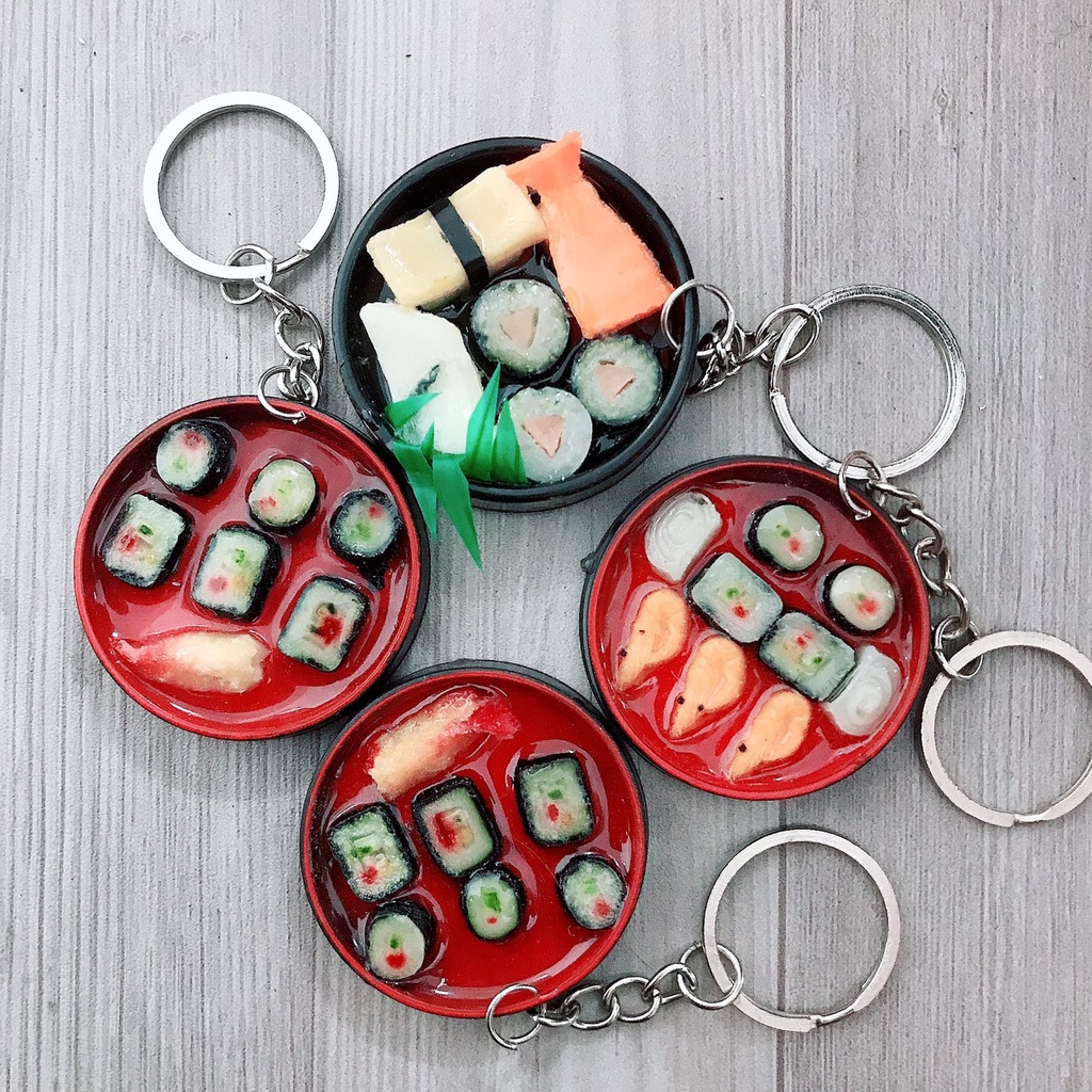 Mô hình đồ ăn sushi