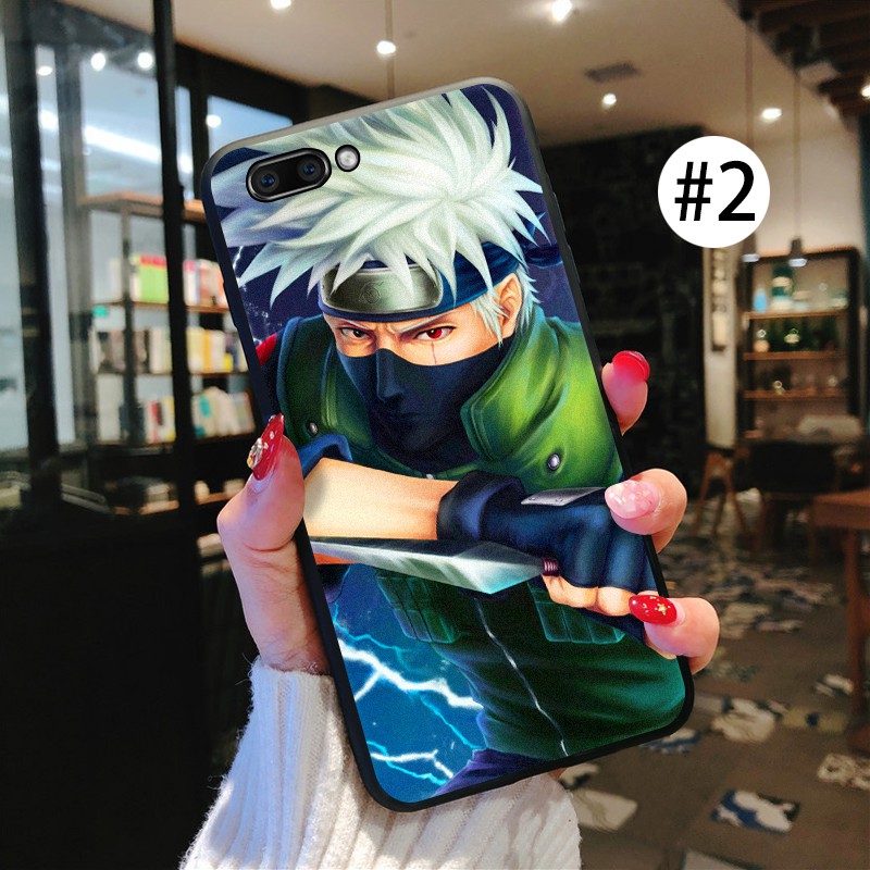 ỐP LƯNG OPPO A12 A12e A31 2020 A3s A7 F5 F1S F3 A77 F7 F9 F11 Pro A5S Casing Naruto Sasuke Matte Case Soft Cover