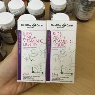 Kẽm nước vitamin c Healthy Care Zinc 25ml