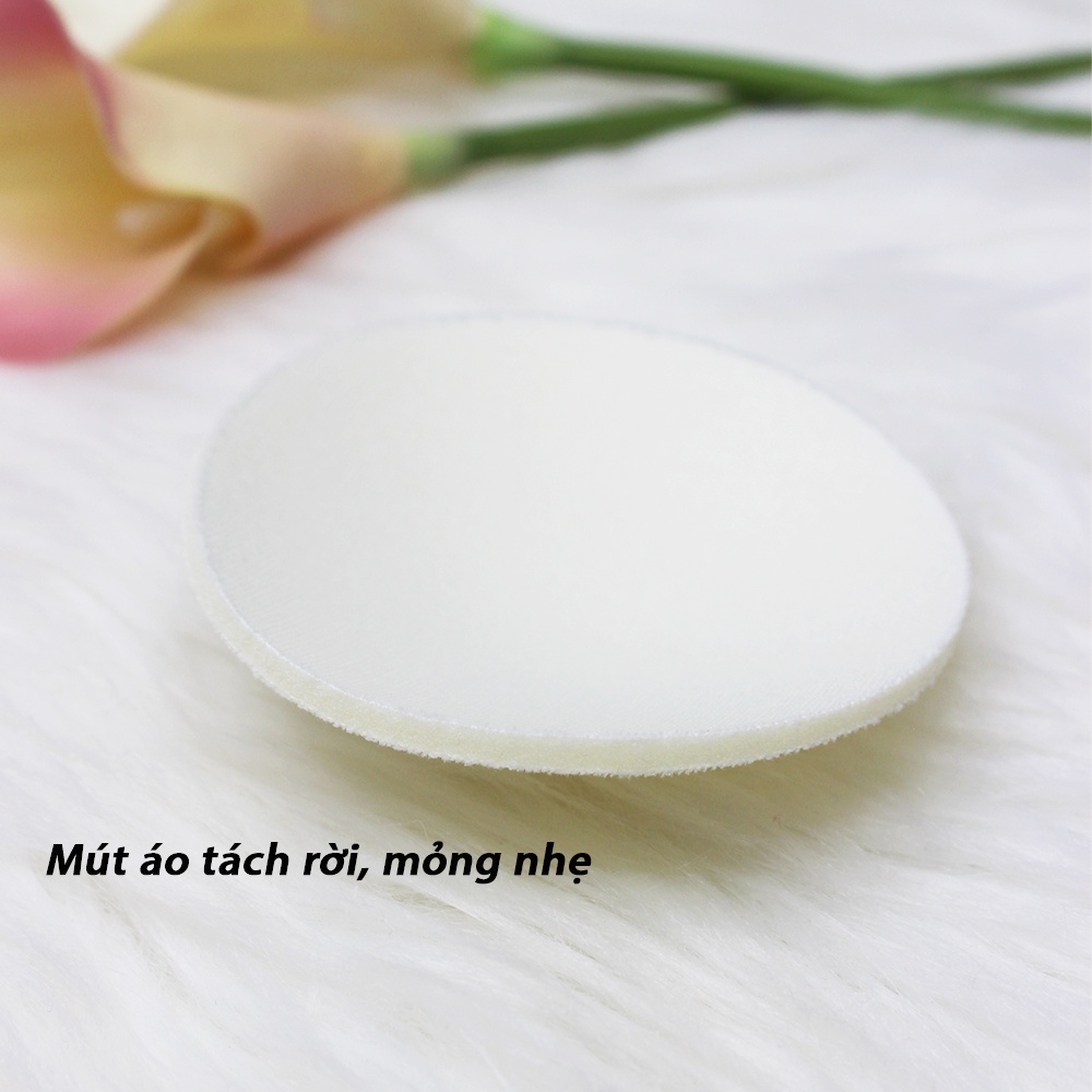 Áo lót học sinh 2 dây Misaki Polyamide trơn - M1006