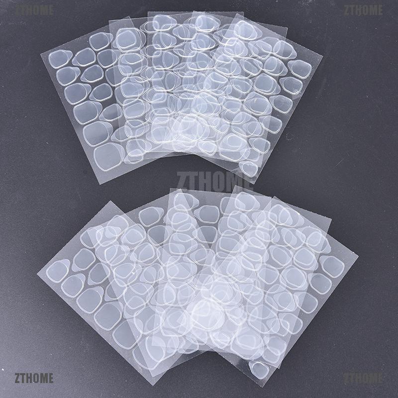 Kj♠ Bộ 10 Móng Tay Giả Trong Suốt Tự Dính