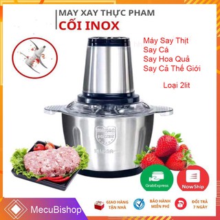 Máy xay thịt cối inox - máy say thịt cá rau hoa quả đa năng - say cả thế giới