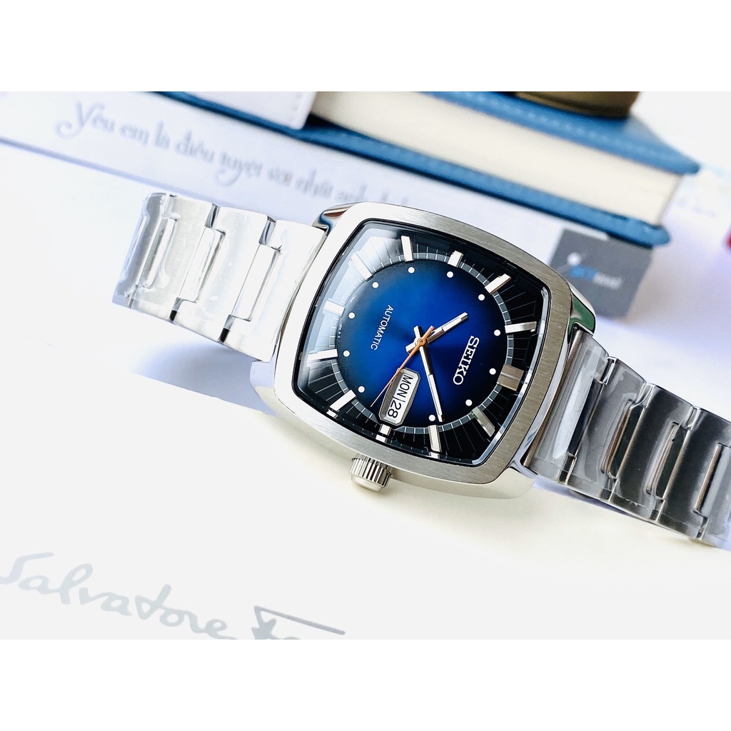 Đồng hồ nam Seiko Automatic SNKP23 Mặt dial màu xanh dương lịch lãm
