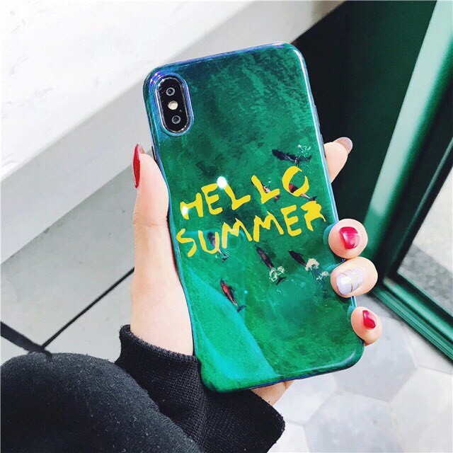 Ốp Hello Summer Silicon Dẻo Cho iPhone 6/6s - 6/6s Plus - 7/8 - 7/8 Plus - X/Xs | BigBuy360 - bigbuy360.vn