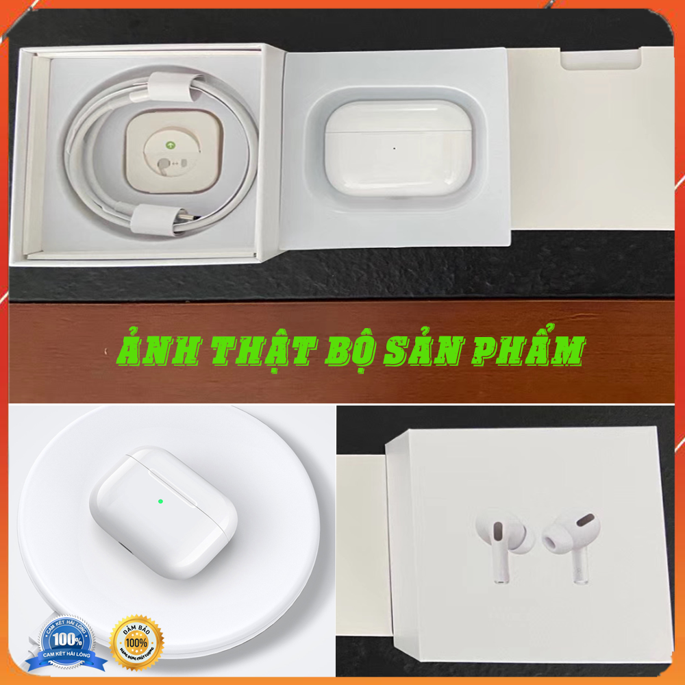 Tai Nghe Bluetooth Airpods pro TWS - 05  Định Vị Đổi Tên Sạc Không Dây Chức Năng Nguyên Bản 1:1