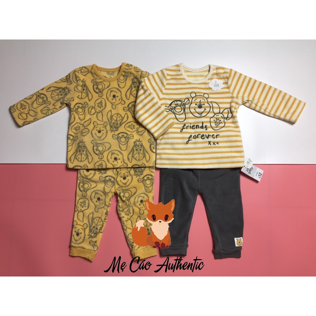 Set 2 bộ nỉ bông George AUTH cho bé