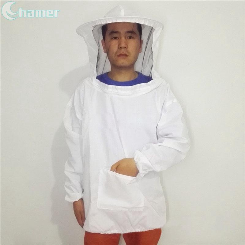 Áo khoác kèm mũ che mặt bảo hộ khi lấy mật ong