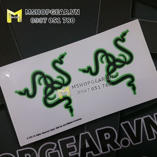 Sticker Logo Razer xanh