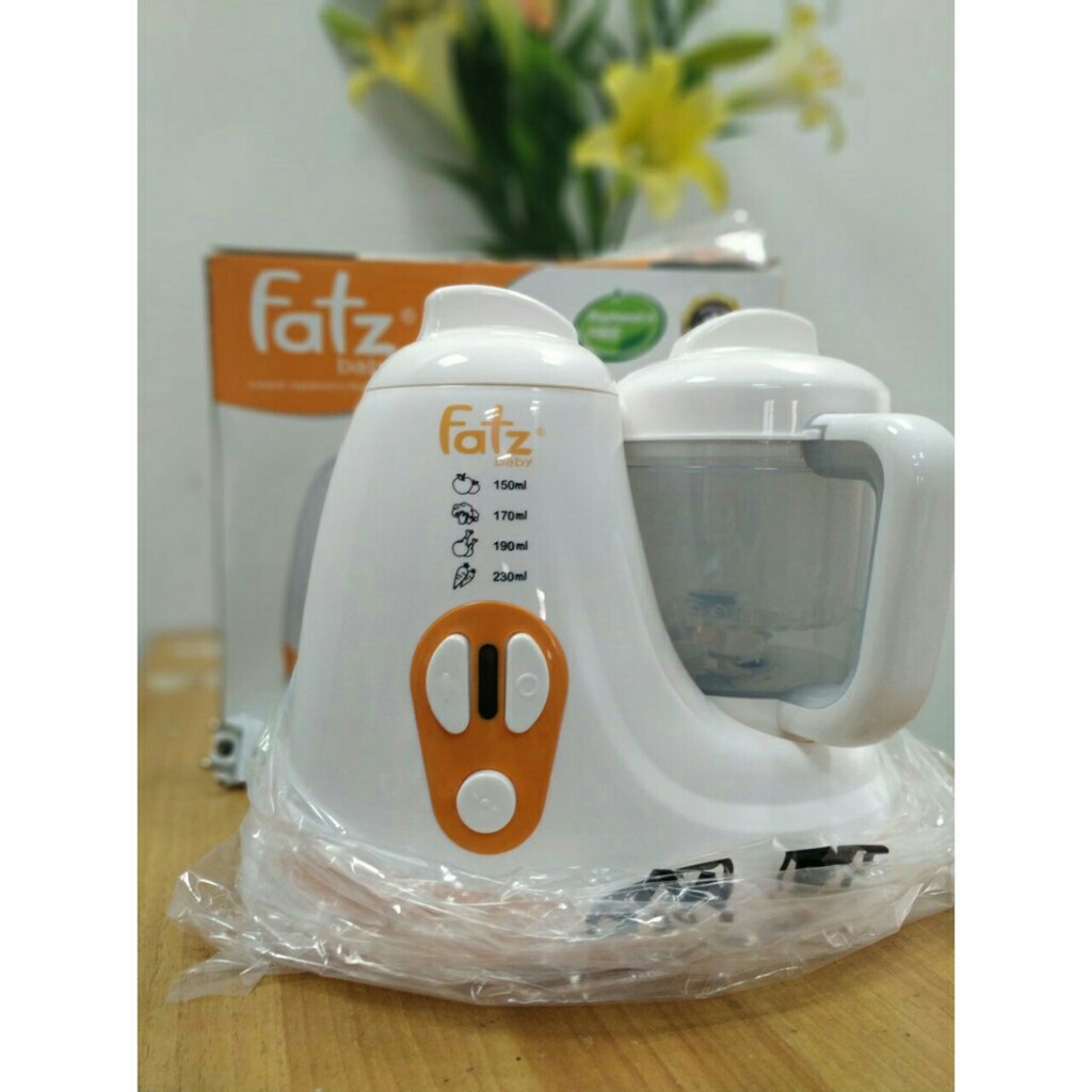 Máy chế biến thức ăn dặm Pro (Máy xay hấp) Fatz Baby FB9615SL/FB9619SL/FB9620SL (Tặng Bộ 3 bát Organic UPASS)