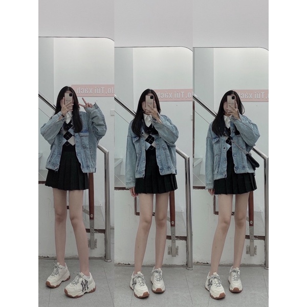 210774 Chân váy tennis dạ, chân váy ngắn xếp ly nữ, có lót quần trong chất vải dạ dày dặn, | BigBuy360 - bigbuy360.vn