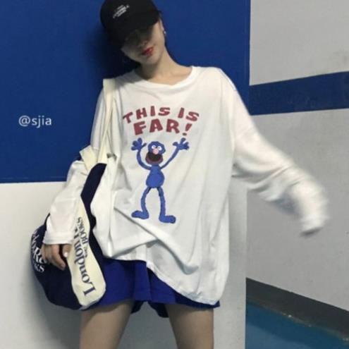 Áo Thun Tay Dài Thu Đông 💝 Unisex Nam Nữ Phong Cách Hàn Quốc Ulzzang 💝 THIS IS FAR - HANNAH SHOP new