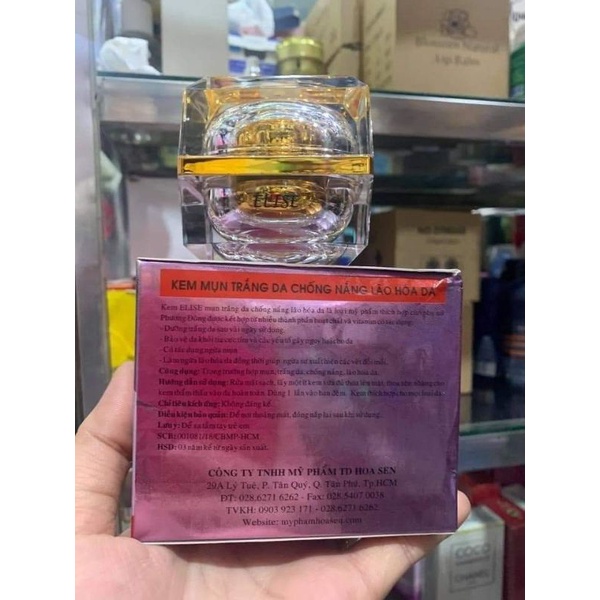 Kem elise mụn trắng da lão hóa 40g ban đêm