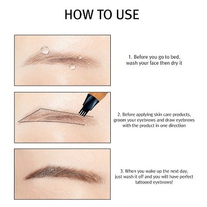 Bút kẻ mày 4D phẩy sợi dạng xăm RiRe Fork Eyebrow Tint