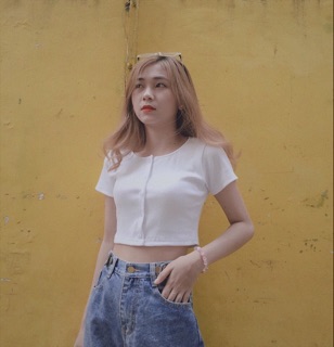 Áo crop thun