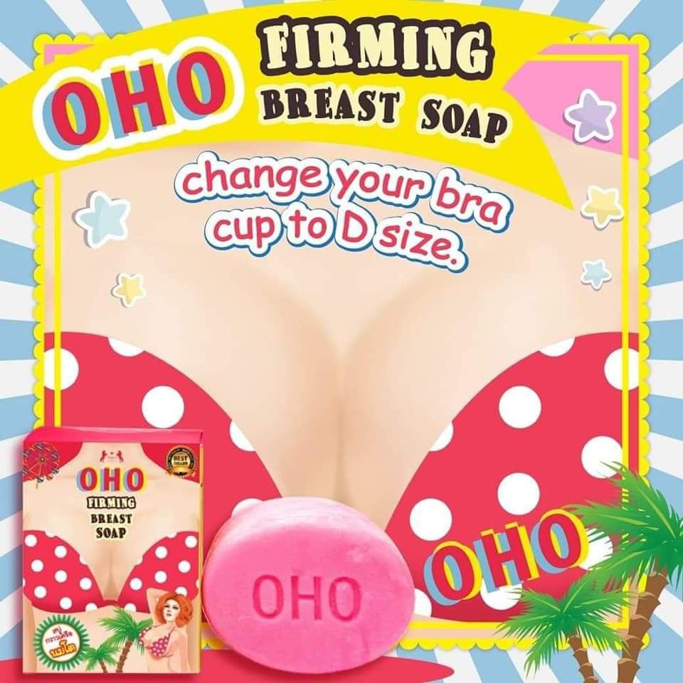 01 CỤC Xà Bông Massge Nở Ngực OHO Friming Breast Soap Thái Lan 80gram