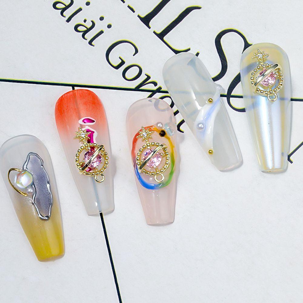 OCEANMAP Đá Đính Móng Tay Lấp Lánh Sang Trọng Phong Cách Nhật Bản DIY