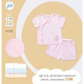 Bộ cộc tay sơ sinh goodmama