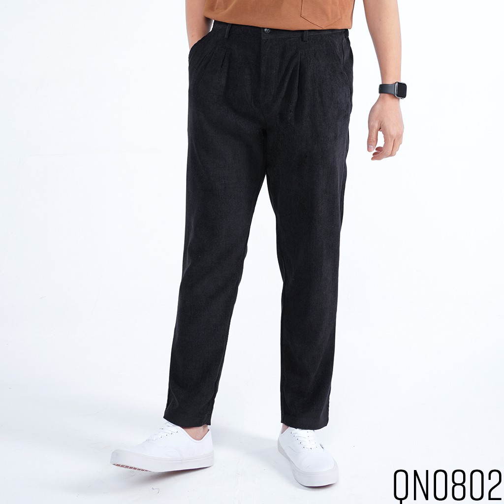 Quần Baggy Nam Nhung Tăm ROUGH Outfit Phong Cách Hàn Quốc Trẻ Trung, Cá Tính