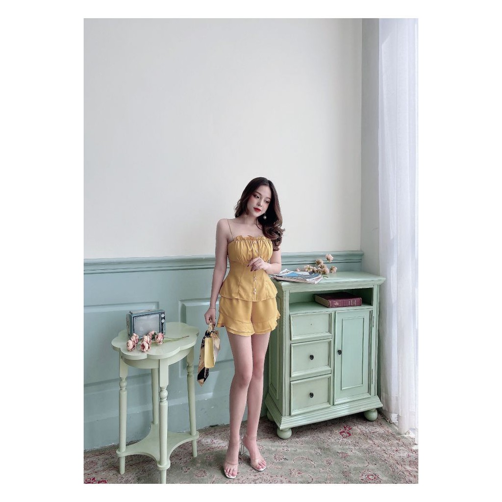 Bộ pijama hai dây quần soóc L0008 | BigBuy360 - bigbuy360.vn