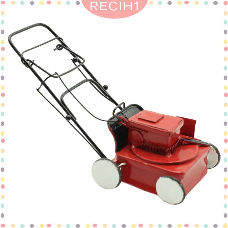 Máy Cắt Cỏ Mini Màu Đỏ Dùng Làm Phụ Kiện Chụp Ảnh Cho Nhà Búp Bê