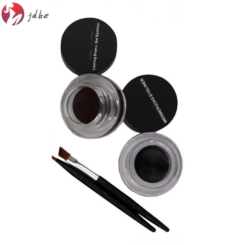 Set gel kẻ mắt 2 trong 1 màu đen và nâu chống nước lâu trôi
 | BigBuy360 - bigbuy360.vn