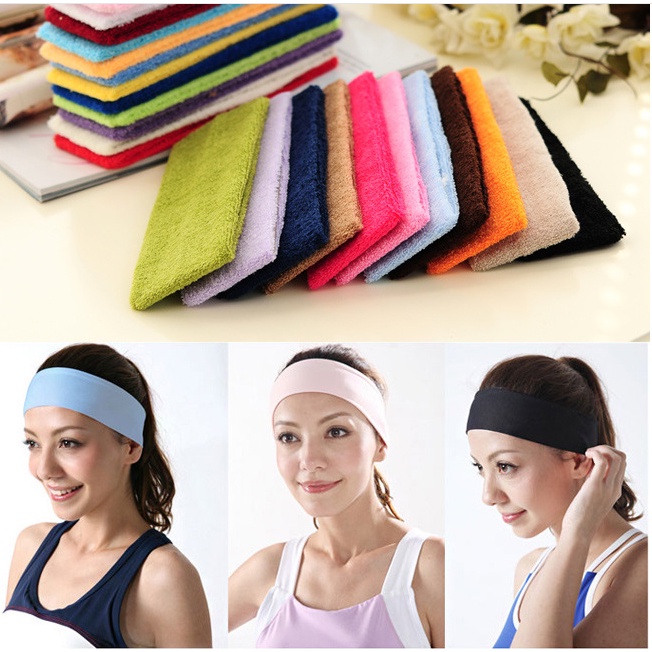 turban, băng đô trơn tập gym, rửa mặt tiện lợi