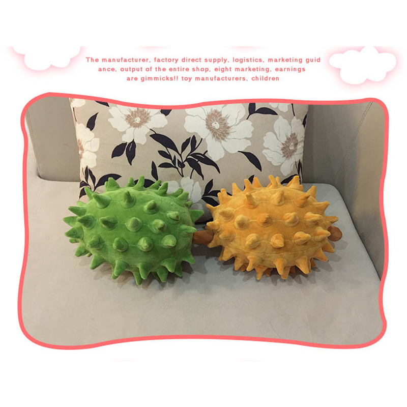 Gối Nhồi Bông Hình Quả Sầu Riêng Kích Thước 23cm / 40cm