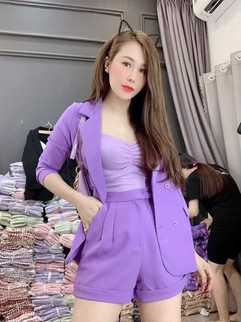 Set vest 3 chi tiết