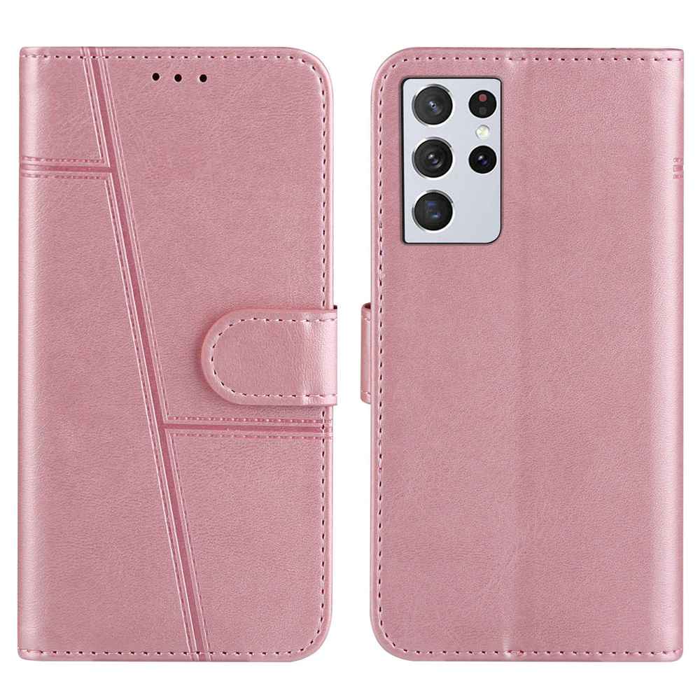 Bao Da Điện Thoại Nắp Lật Từ Tính Bảo Vệ Toàn Diện Cho Samsung Galaxy S22 S21 Ultra Plus S21FE