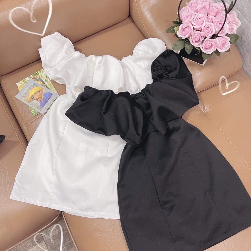 Váy trễ vai đũi TT12 | BigBuy360 - bigbuy360.vn